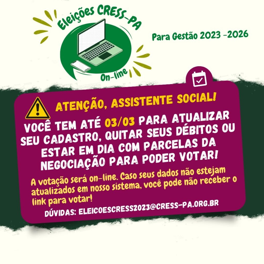 Campanha de Recadastramento CRESS 12ª Região – CRESS 12ª Região